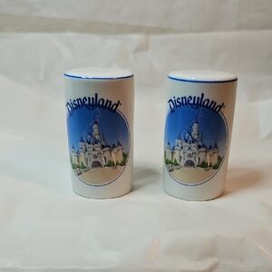 Vintage Disneyland Porcelain Salt & Pepper Shakers Made In Japan